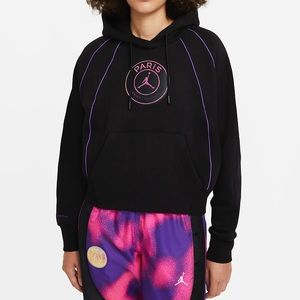 Paris Saint German Hoodie | NEW with tag | Size (S) Color: Black and Purple